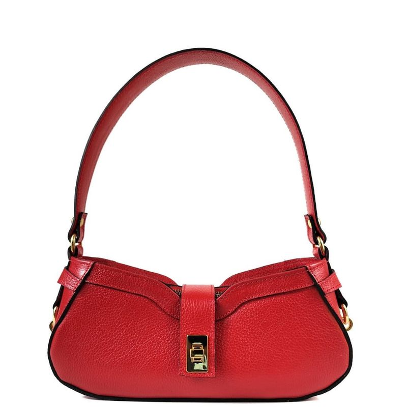 BOLSA ALICE COURO VERMELHO