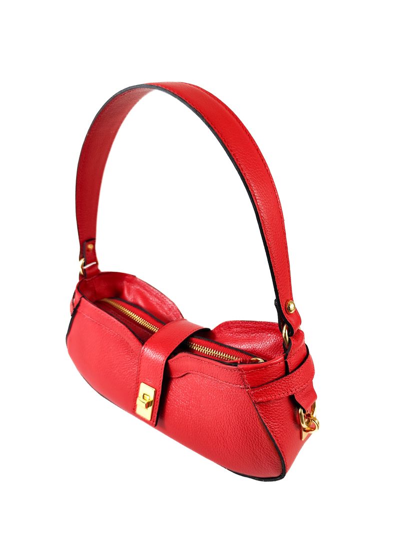 BOLSA ALICE COURO VERMELHO