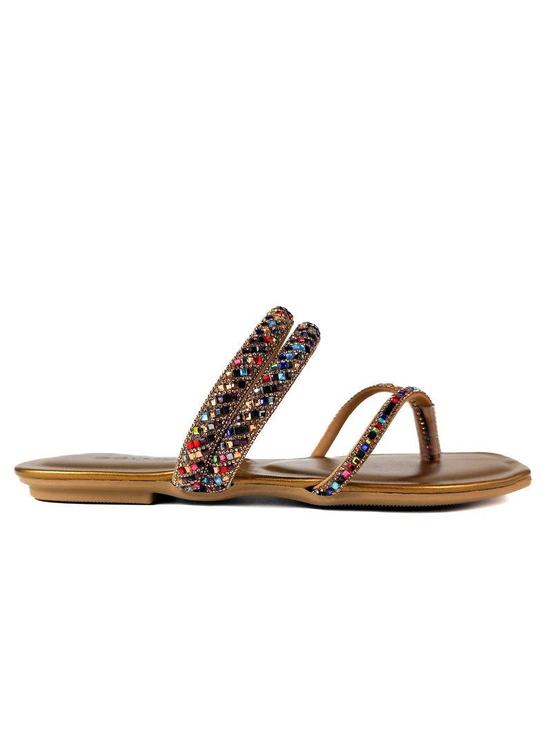 RASTEIRA STRASS BRONZE