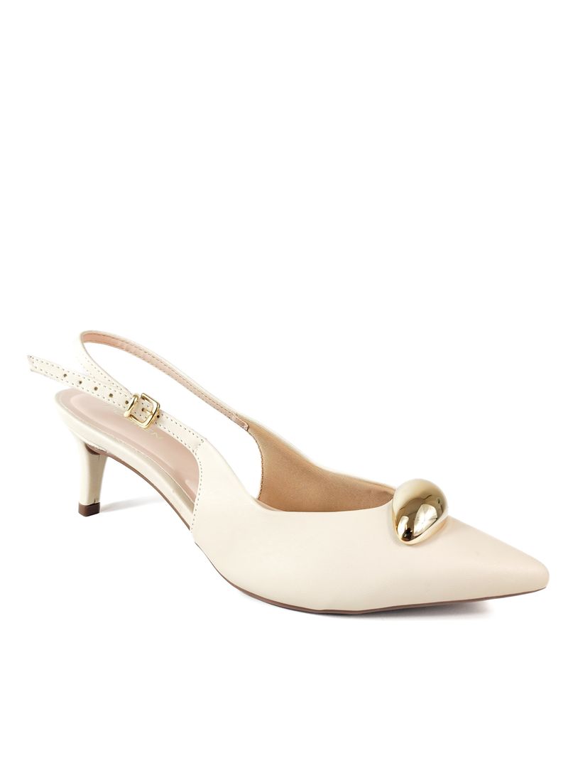 SCARPIN SLINGBACK NUDE
