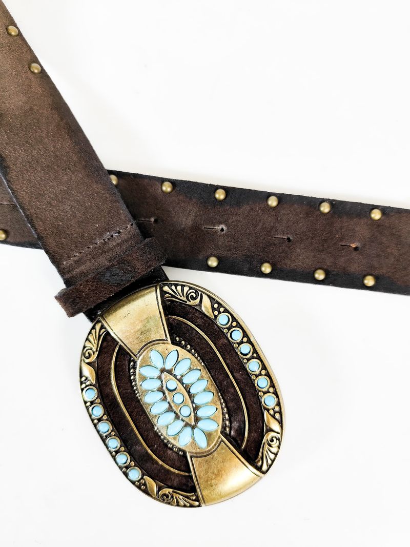 CINTO BOHO COURO CAMEL