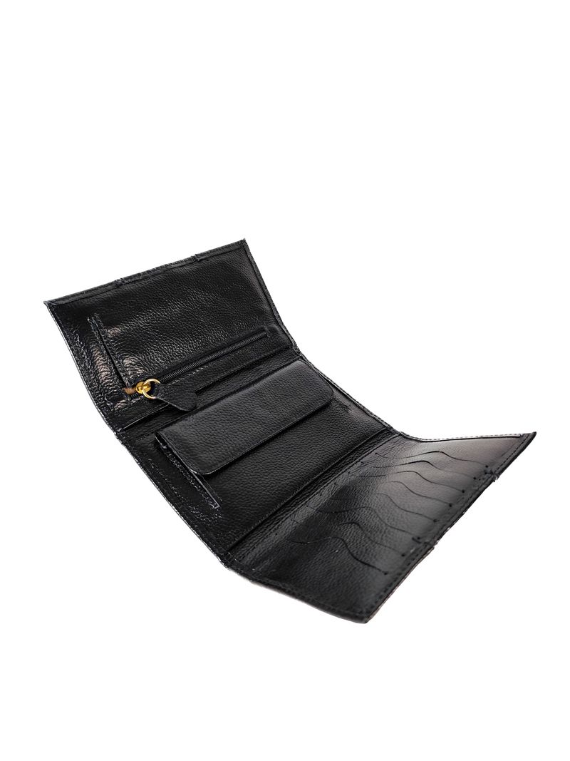 CARTEIRA COURO PRETO