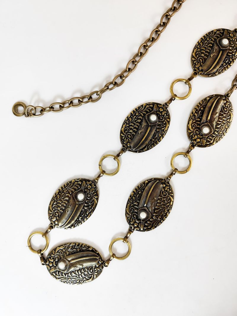CINTO BOHO PRATA VELHA