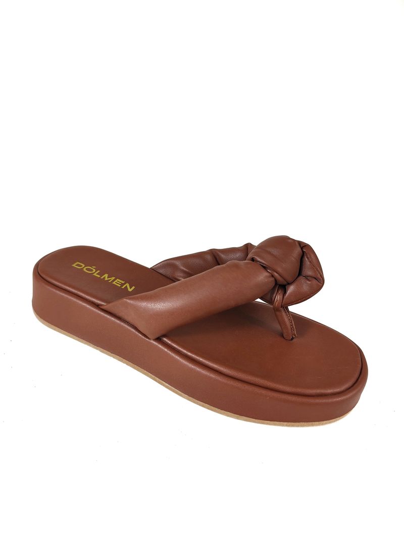SANDALIA FLATFORM CHOCOLATE