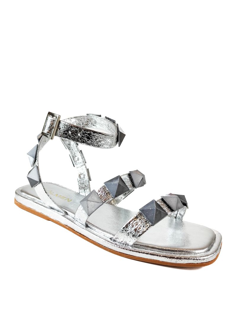 SANDALIA FLATFORM PRATA