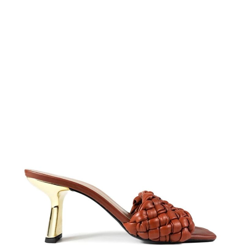 SANDALIA MULE WHISKY