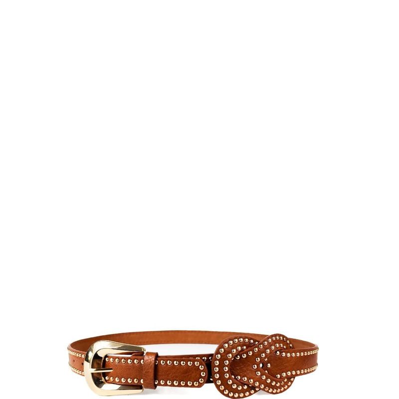 CINTO BOHO COURO CAMEL