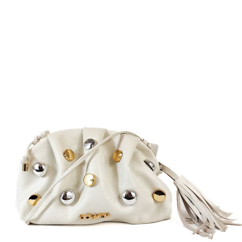 BOLSA BRUNA CHROME OFF WHITE