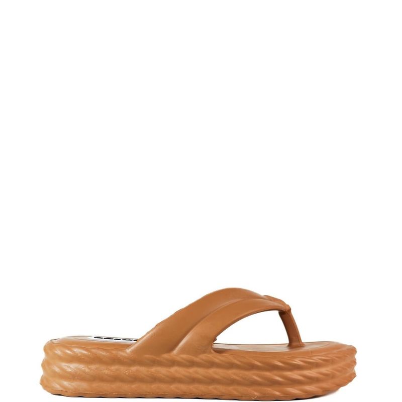 SANDALIA FLATFORM CARAMELO