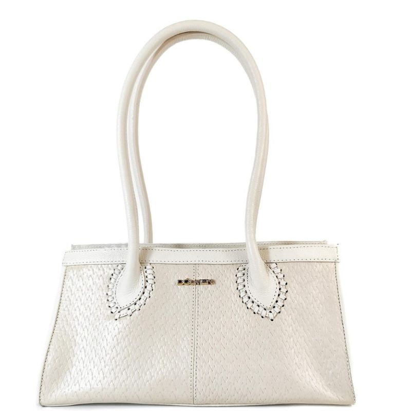 BOLSA VALERIA TOTE COURO OFF