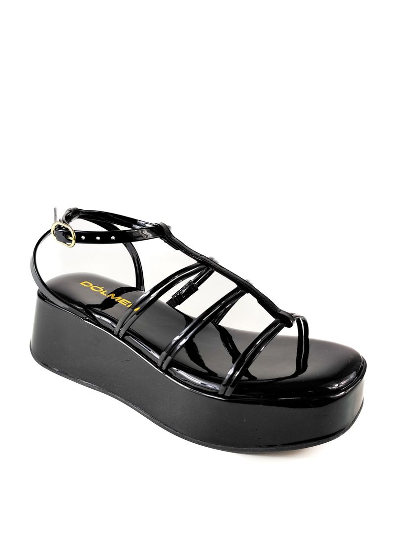 SANDALIA FLATFORM PRETO