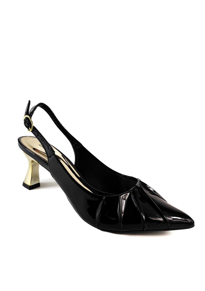 SCARPIN SLINGBACK PRETO