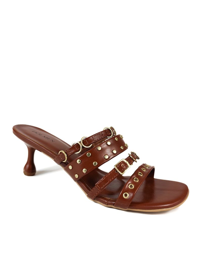 SANDALIA SALTO MEDIO WHISKY