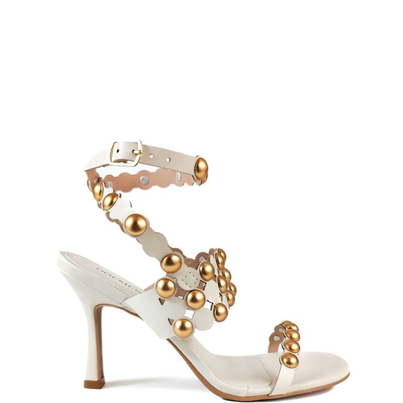 SANDALIA SALTO ALTO OFF WHITE