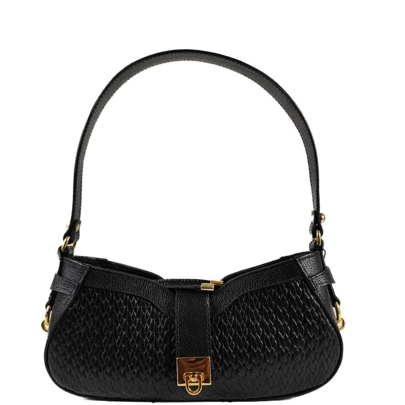 BOLSA ALICE COURO PRETO
