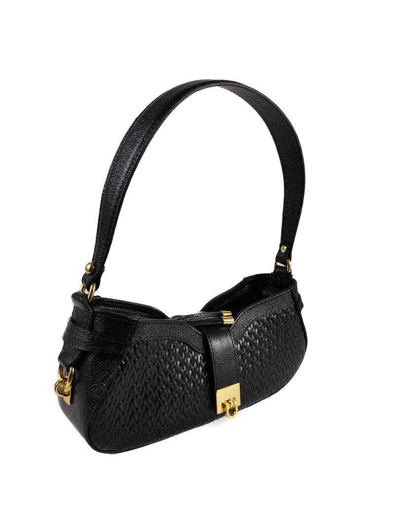 BOLSA ALICE COURO PRETO