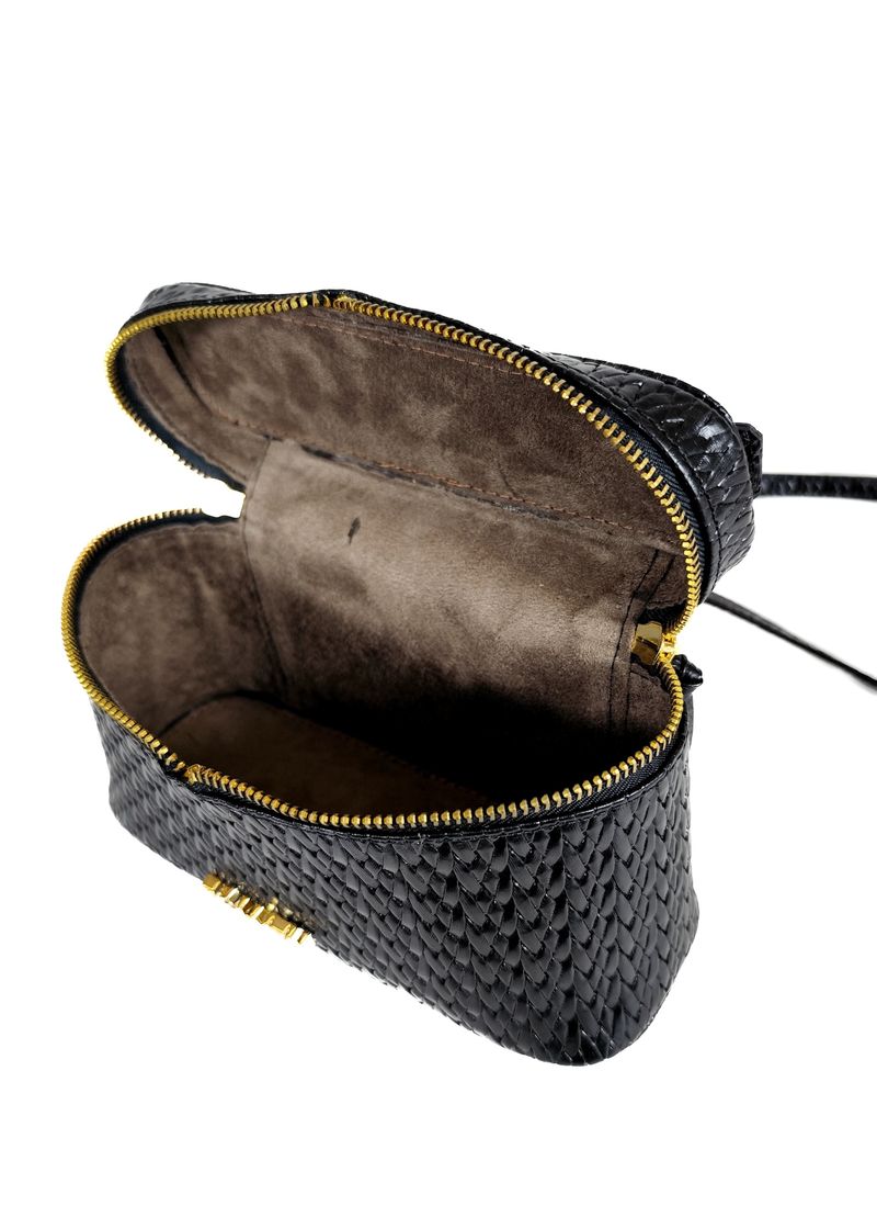 BOLSA AISHA TOTE COURO PRETO