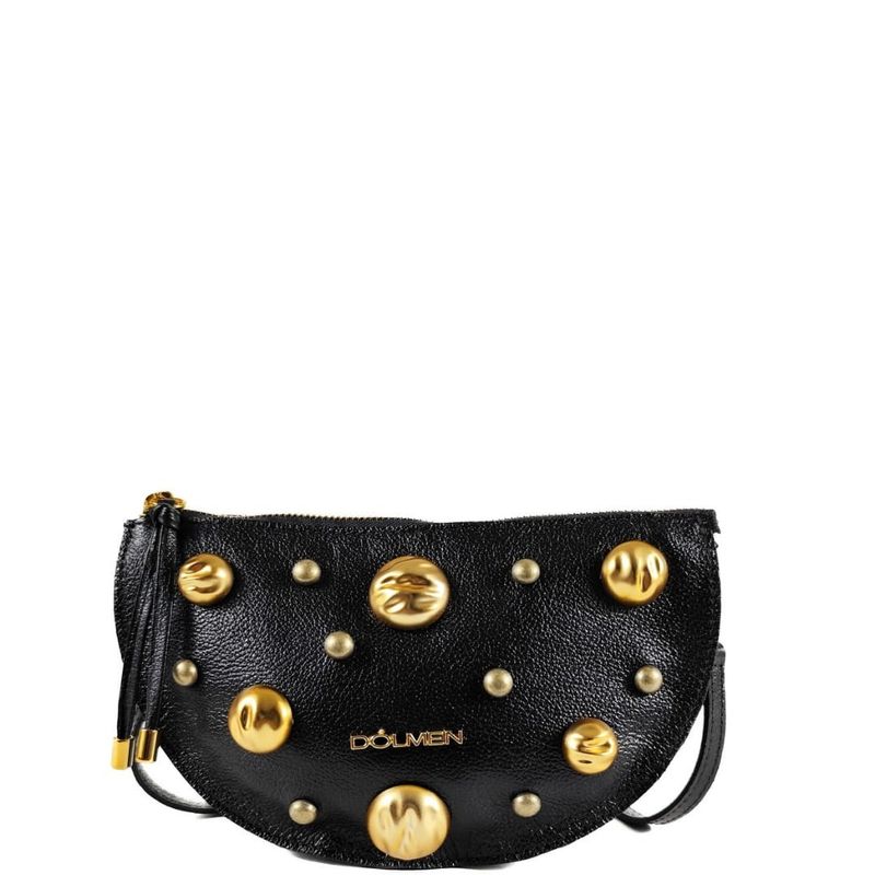 BOLSA LILIANA TIRACOLO COURO PRETO