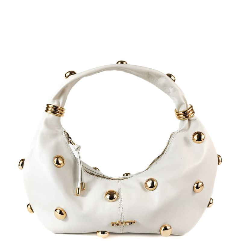 BOLSA LORENA TIRACOLO COURO OFF
