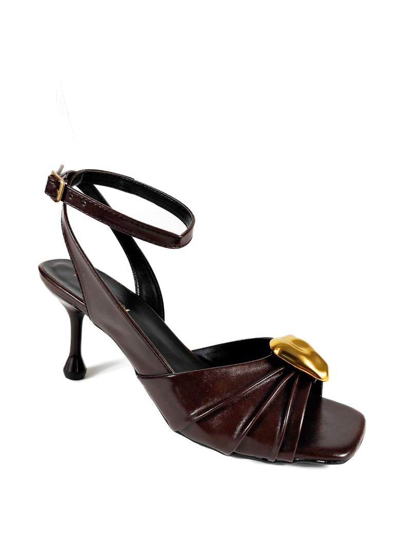 SANDALIA SALTO MEDIO MOCHA