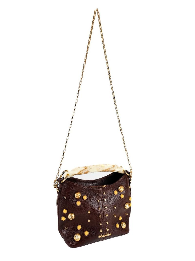 BOLSA STELLA COURO PINHAO