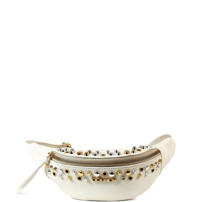 POCHETE AYA COURO OFF WHITE