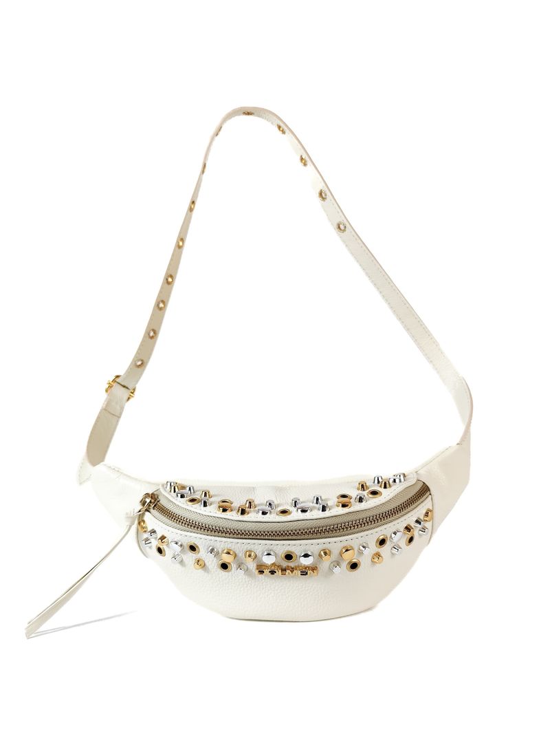 POCHETE AYA COURO OFF WHITE