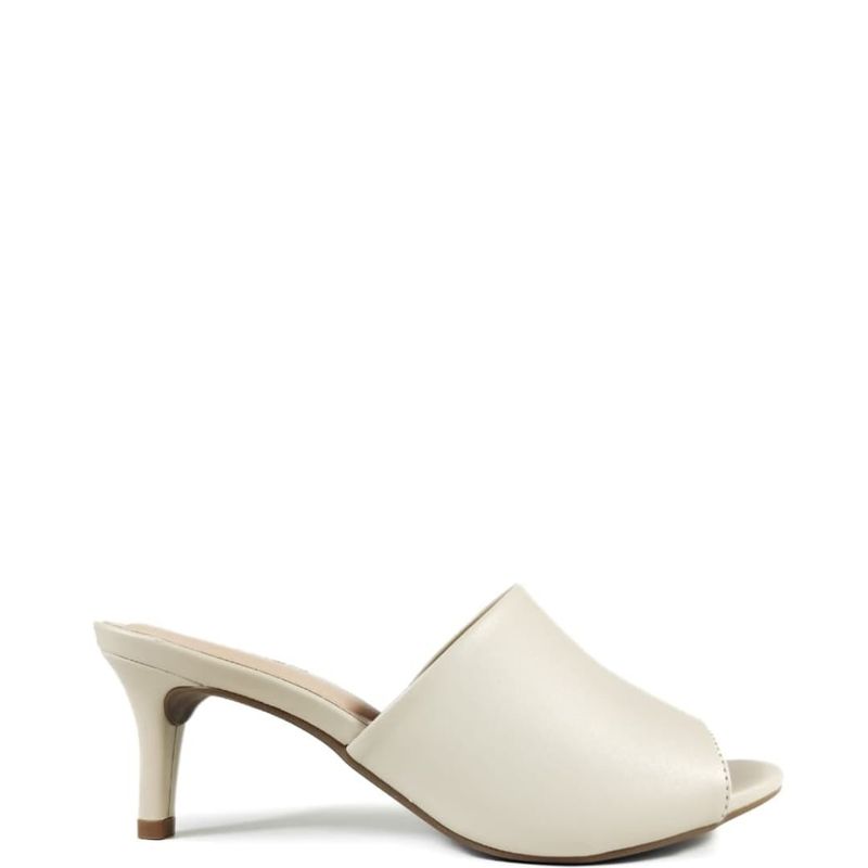 MULE SALTO BAIXO NUDE