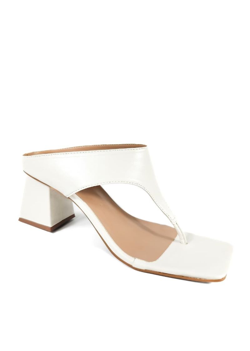 SANDALIA SALTO MEDIO OFF WHITE