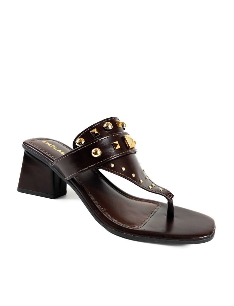SANDALIA SALTO MEDIO MOCHA