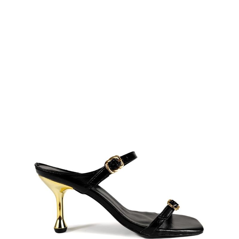 SANDALIA SALTO ALTO PRETO
