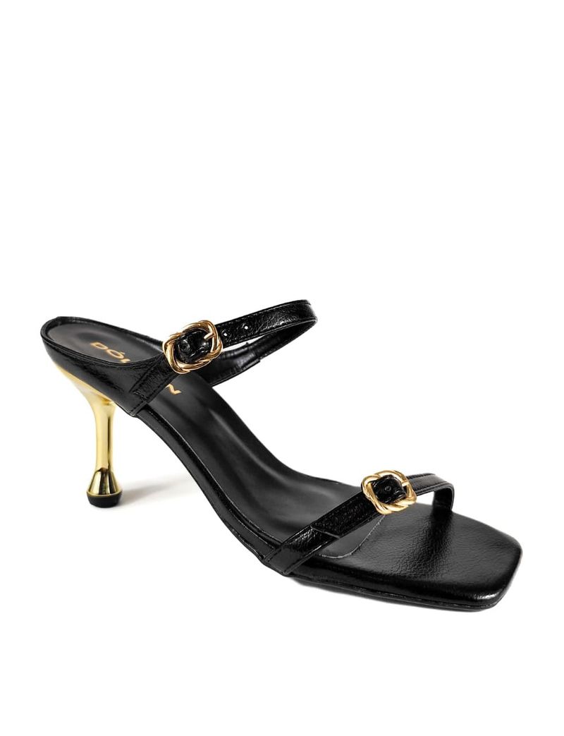 SANDALIA SALTO ALTO PRETO