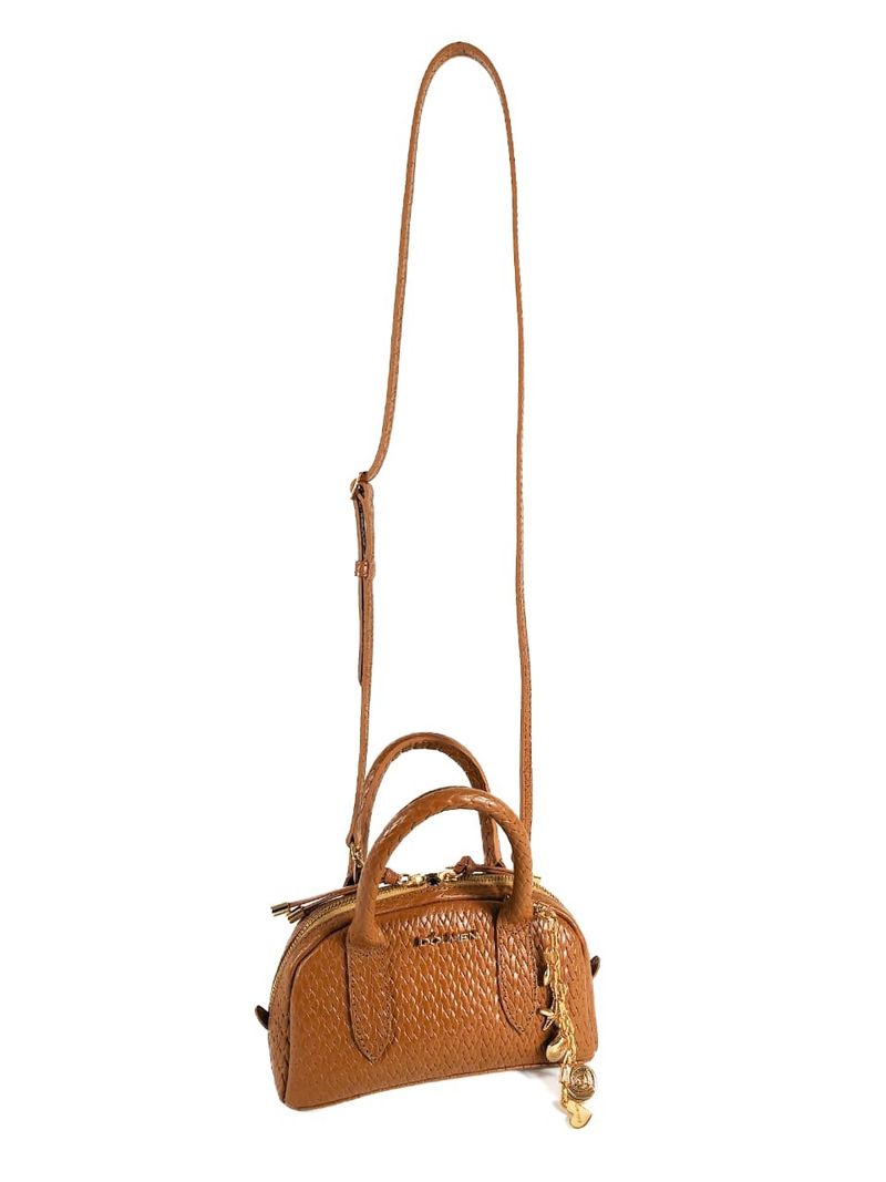 MINI BAG SIENA COURO CARAMELO