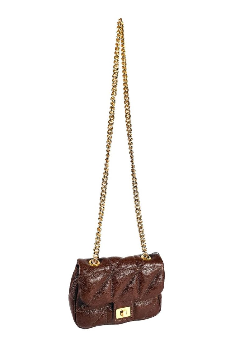 BOLSA ZOEY TIRACOLO COURO PINHAO