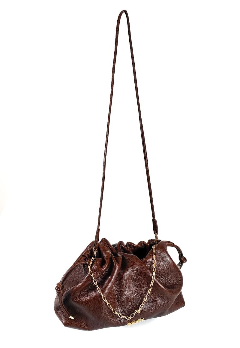 BOLSA RENATA CLUTCH COURO PINHAO