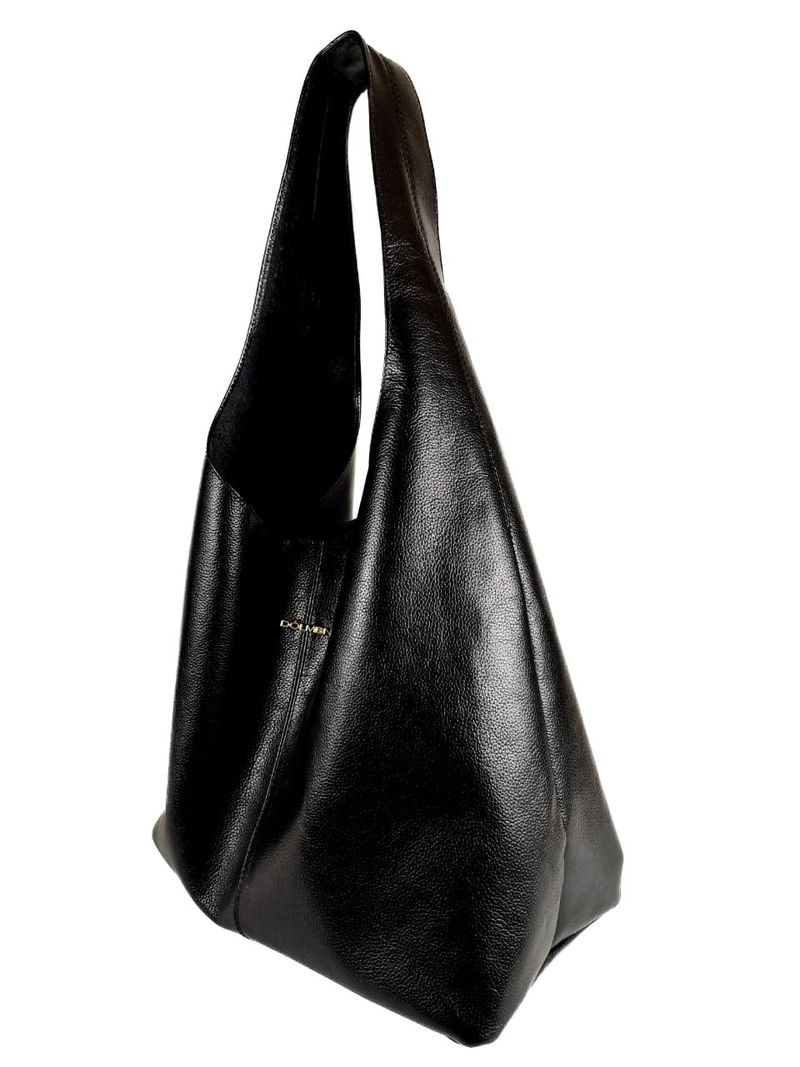 BOLSA SILVANA COURO PRETO