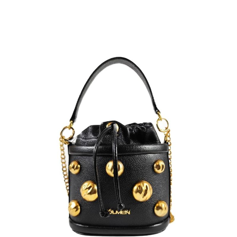 MINI BAG MARIAH COURO PRETO