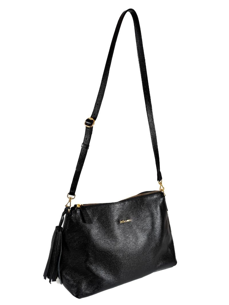 BOLSA ERICA M COURO PRETO