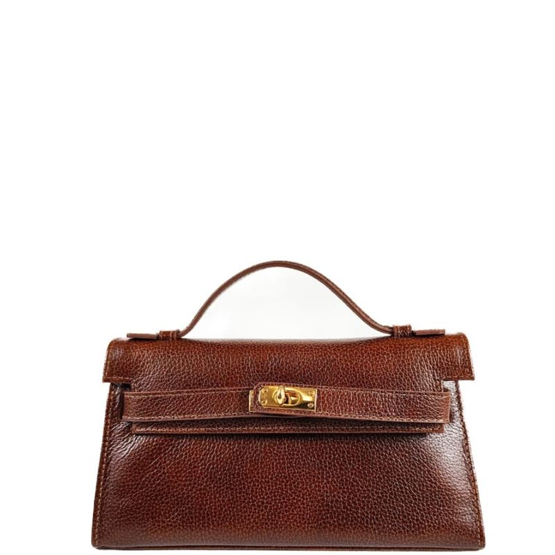 BOLSA LILA COURO TOTE PINHAO