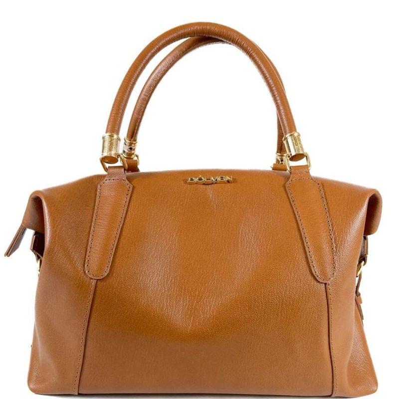 BOLSA BRENDA COURO CARAMELO