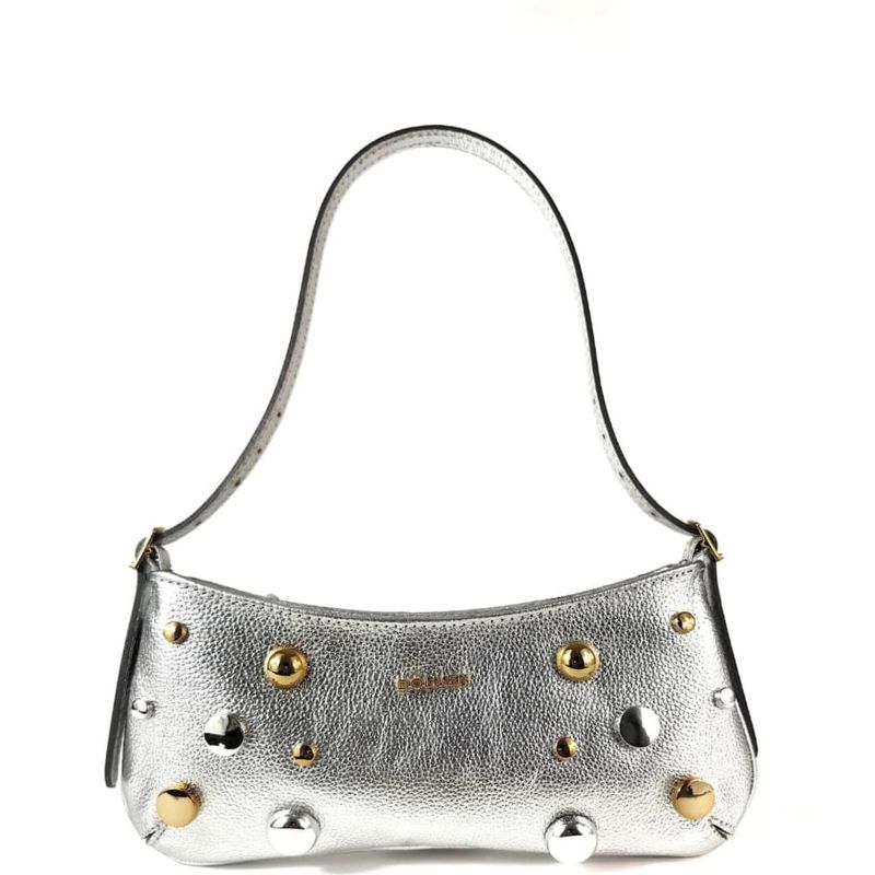 MINI BAG ESME COURO PRATA