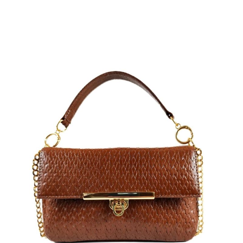 BOLSA LUMA TIRACOLO COURO PINHAO