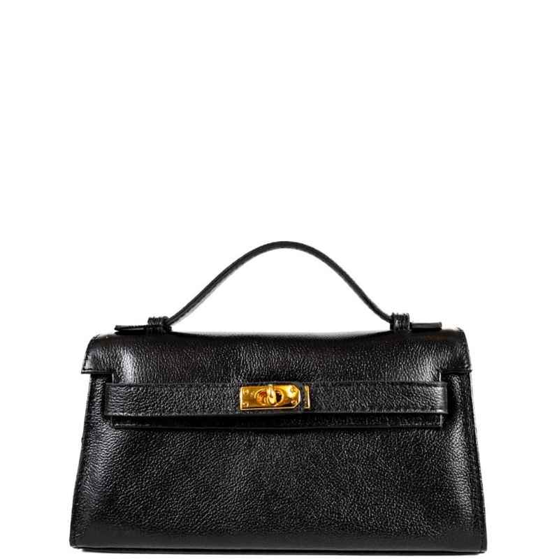BOLSA LILA COURO TOTE PRETO