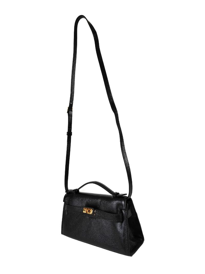 BOLSA LILA COURO TOTE PRETO