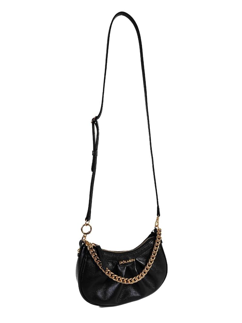 BOLSA CAMILA TIRACOLO COURO PRETO