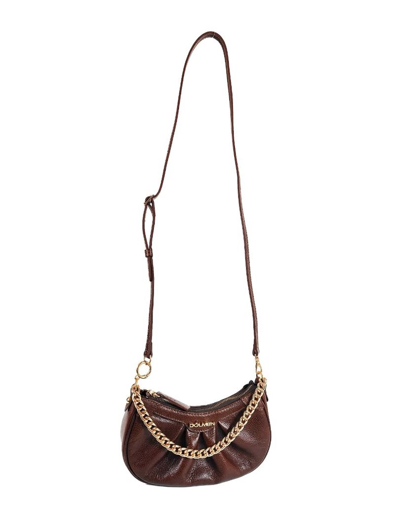 BOLSA CAMILA TIRACOLO COURO PINHAO