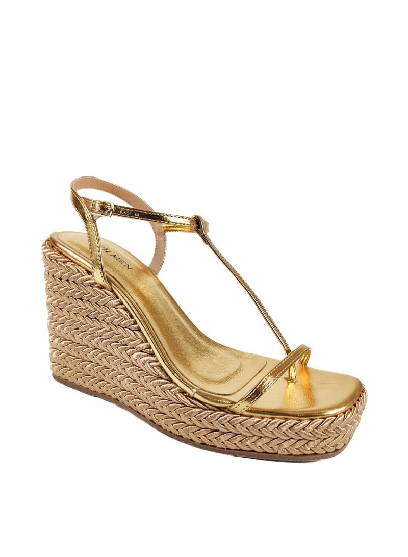 SANDALIA PLATAFORMA OURO