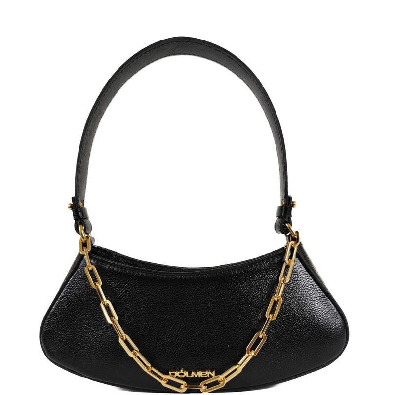 MINI BAG GABRIELA COURO PRETO