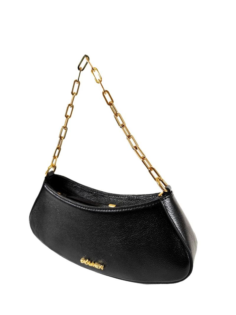 MINI BAG GABRIELA COURO PRETO