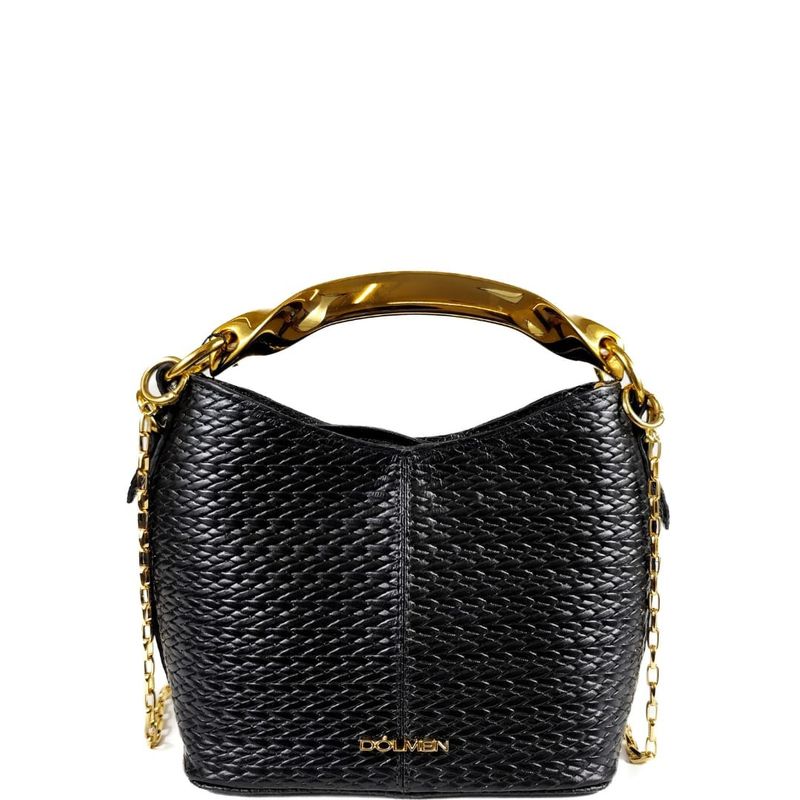 BOLSA STELLA COURO PRETO